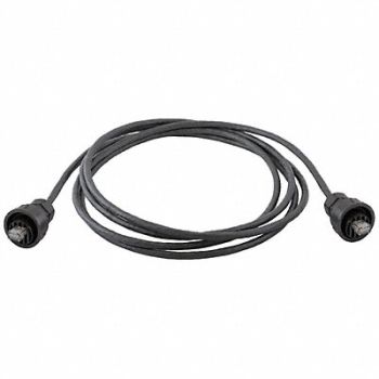 HUBBELL PREMISE WIRING Patch Cord Cat 6 High Impact Black 15ft., 6YTK0