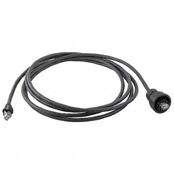 HUBBELL PREMISE WIRING Patch Cord Cat 6 High Impact Black 15ft., 6YTK2