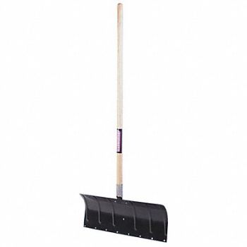 WESTWARD Snow Pusher Aluminum Poly Blade 24 W, 6YU39