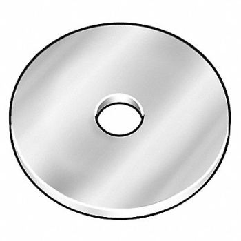 GRAINGER APPROVED FndrWsh Znc Stl 1/2 in 3x0.08in 5PK, 4ARY7