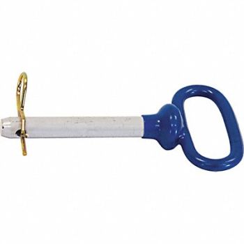 BUYERS PRODUCTS Hitch Pin 4 1/2 in Zinc Plated Yellow, 6ZAL1