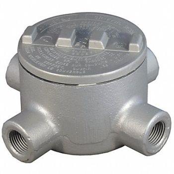 APPLETON ELECTRIC Conduit Outlet Body Alum Trd Sz 3/4in, 6ZED6