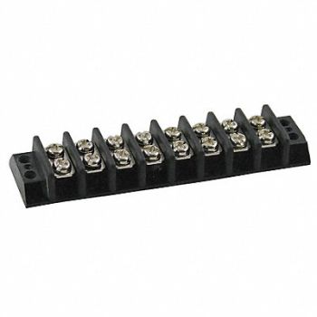 GRAINGER APPROVED Terminal Strip 15 A 22 AWG 14 AWG, 6ZEF8