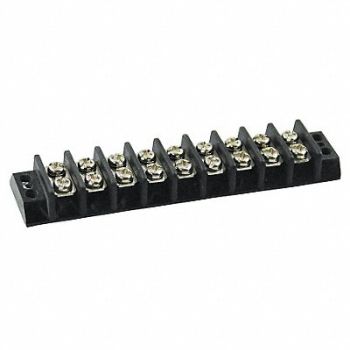 GRAINGER APPROVED Terminal Strip 15 A 22 AWG 14 AWG, 6ZEF9