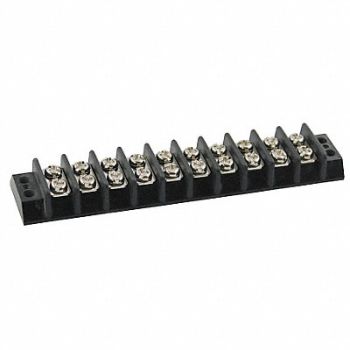 GRAINGER APPROVED Terminal Strip 15 A 22 AWG 14 AWG, 6ZEG0
