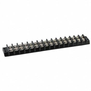 GRAINGER APPROVED Terminal Strip 15 A 22 AWG 14 AWG, 6ZEG3