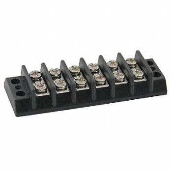 GRAINGER APPROVED Terminal Strip 20 A 22 AWG 12 AWG, 6ZEH0