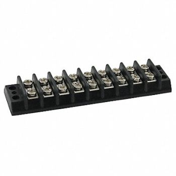 GRAINGER APPROVED Terminal Strip 20 A 22 AWG 12 AWG, 6ZEH3
