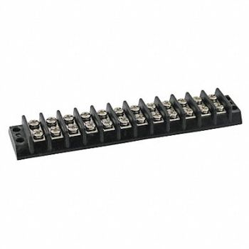 GRAINGER APPROVED Terminal Strip 20 A 22 AWG 12 AWG, 6ZEH5