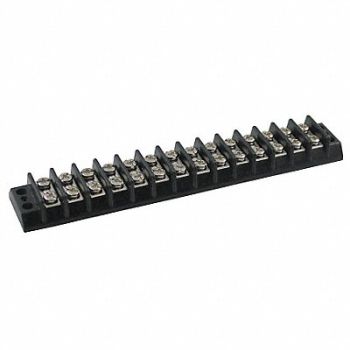 GRAINGER APPROVED Terminal Strip 20 A 22 AWG 12 AWG, 6ZEH6