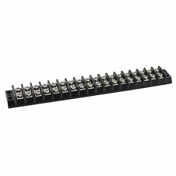 GRAINGER APPROVED Terminal Strip 20 A 22 AWG 12 AWG, 6ZEH8