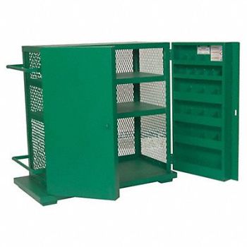 GREENLEE Jobsite Cabinet 52 in Green, 6ZEZ4