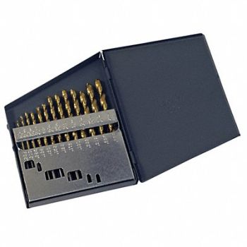 CHICAGO-LATROBE Jobber Drill Set 13 pc HSS, 6ZKG4