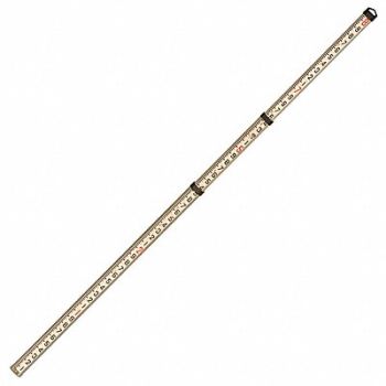 JOHNSON Telescoping Leveling Rod Rect 8 ft, 6ZTL6