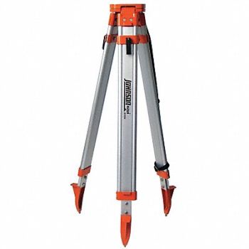 JOHNSON Tripod 5/8-11 48 to 60 In L Aluminum, 6ZTL7
