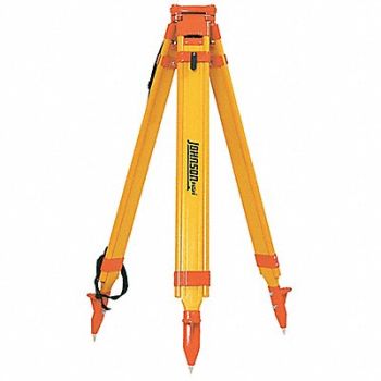 JOHNSON Tripod 5/8-11 48 to 66 In L Fiberglass, 6ZTL8