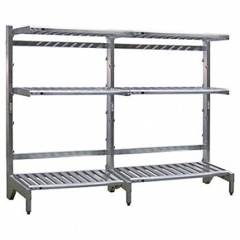 NEW AGE CntlvrRk Almnm 27 inx72 inx120 in, 6ZUC2