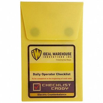 IDEAL WAREHOUSE INNOVATIONS INC. Replacement Checklist Book 7 1/4 dia PK5, 794LK6