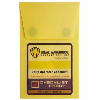 IDEAL WAREHOUSE INNOVATIONS INC. Replacement Checklist Book 7 1/4 dia PK5, 794LJ5