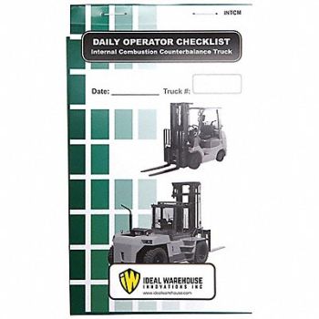 IDEAL WAREHOUSE INNOVATIONS INC. Replacement Checklist Book 7 1/4 dia PK5, 794LK1