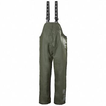 HELLY HANSEN Rain Bib Overall Unrated Green 6XL, 21XY34