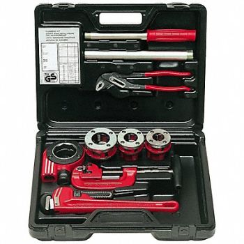 ROTHENBERGER Ratchet Pipe Threader Kit 1/2 to 1, 4ETA6