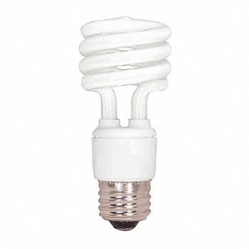 SATCO Bulb CFL 13W T2 Medium Base Spirals CFL, 707A29