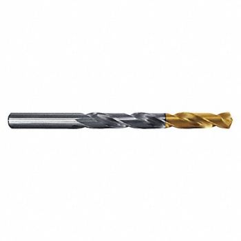 CLE-LINE Jobber Drill Set 15 PC HSS 135Sp Tin Tip, 714M21