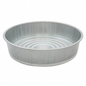 LUBRIMATIC Drip Pan Galvanized 3-1/2 gal., 737Z37