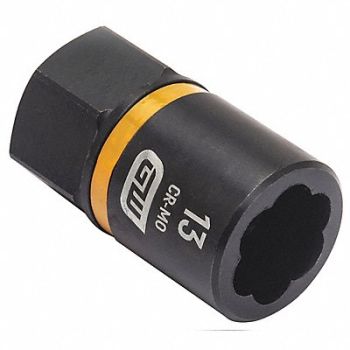 GEARWRENCH Impct Skt Steel Blk Oxd 13 mm, 741M41