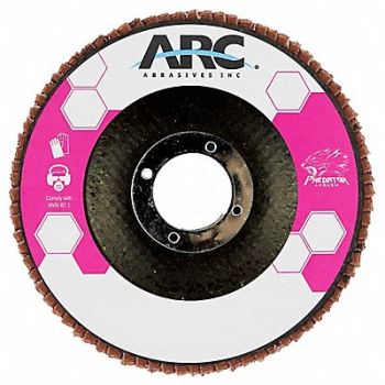 ARC ABRASIVES Flap Disc Coated Ceramic, 804AZ8