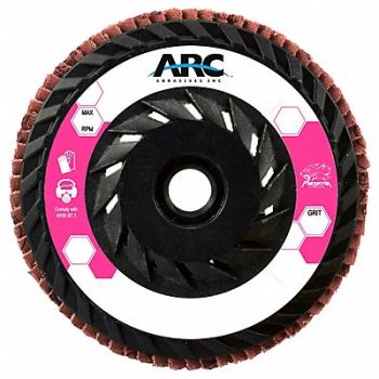 ARC ABRASIVES Flap Disc Coated Ceramic, 804C83