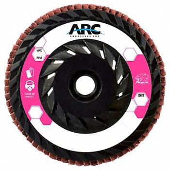ARC ABRASIVES Flap Disc Coated Ceramic, 804C81