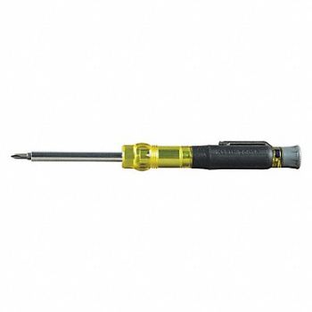 KLEIN TOOLS Multi-Bit Screwdriver NumBits 1, 759Y34