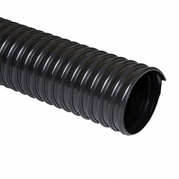 FLEXAUST CO. INC. Ducting Hose 25 ft L Black, 780TT0