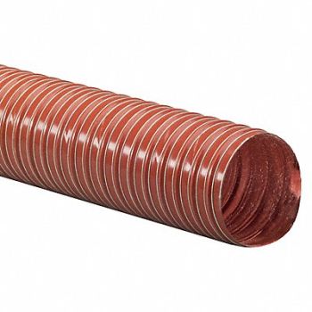 FLEXAUST CO. INC. Ducting Hose 12 ft L Red, 780TX7