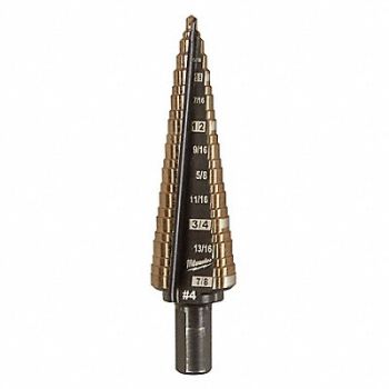 MILWAUKEE Step Drill Bit, 780U05