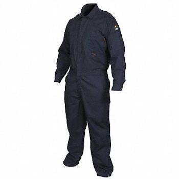 MCR SAFETY Coverall Navy Blue Regular M, 781GV7