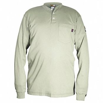MCR SAFETY FR Long Sleeve Shirt Tan 5XL, 781H23