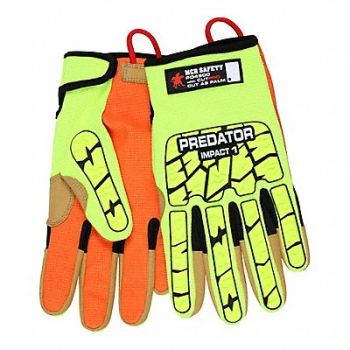 PREDATOR Cut/Impact Resistant Glove A9 4XL PR, 781LU1