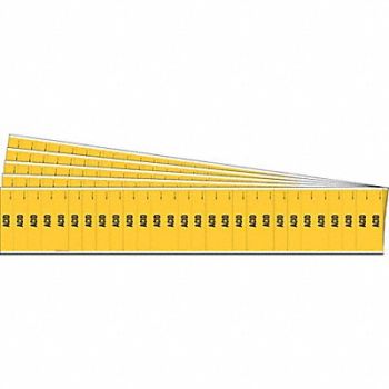 BRADY Pipe Marker Adhesive Black Acid PK5, 781VN1