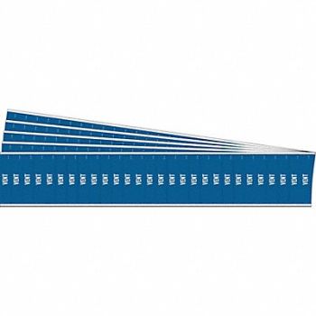 BRADY Pipe Marker Adhesive White Vent PK5, 781WE0