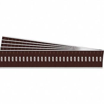 BRADY Pipe Marker Adhesive White Argon PK5, 781X44