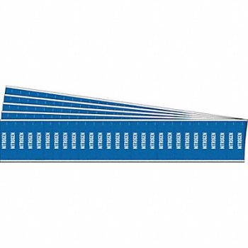 BRADY Pipe Marker Adhesive White Nitrogen PK5, 781X94