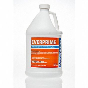 EVER PRIME Drain Trap Liq Jug 1 gal Liq, 782KM1