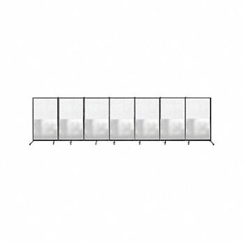 SCREENFLEX Panel bottom half frosted room divider, 782KP0