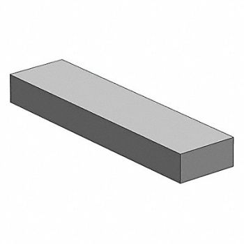 GRAINGER APPROVED Flat Bar Stock Aluminum 6 in Over. W, 782RK9