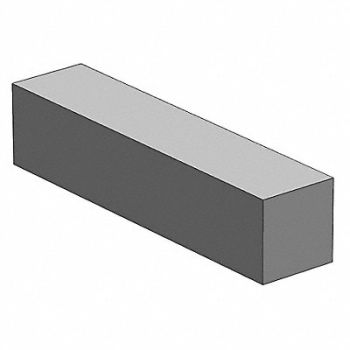 GRAINGER APPROVED Flat Bar Stock Aluminum 3 in Over. W, 782RE9