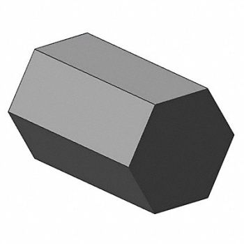 GRAINGER APPROVED Carbon Steel Hex Bar 6 ft L 1 3/4 in W, 782TF6