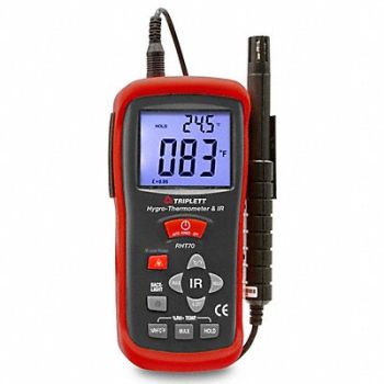 TRIPLETT Hygro Thermometer with Remote Probe/IR, 783AN1
